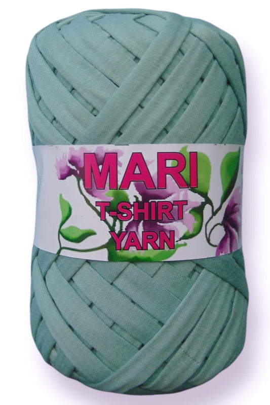 MARI - 100% Cotton Tshirt Yarn - (Glacier Green)