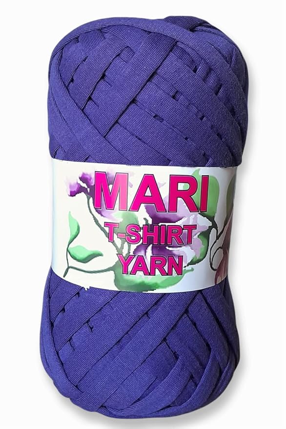 MARI - 100% Cotton Tshirt Yarn - 250 Grams (Violet) - Mariyarns