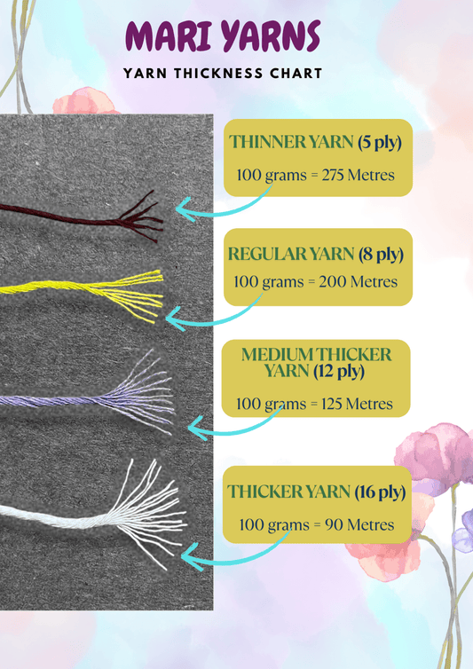 MARI - Cotton Crochet Yarn (Lavender) - Mariyarns